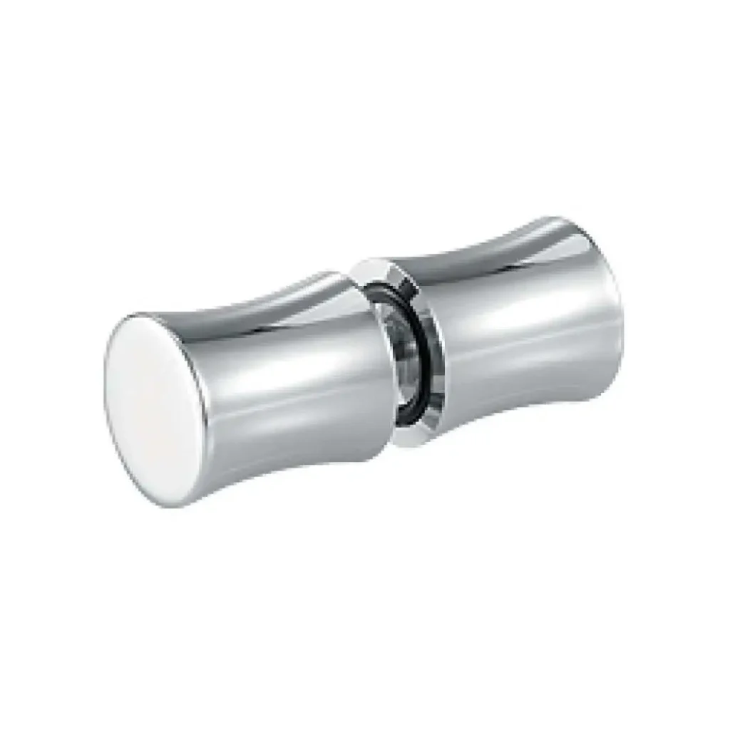 Curved cylindrical shower knob JDK-3420 with narrow center waist