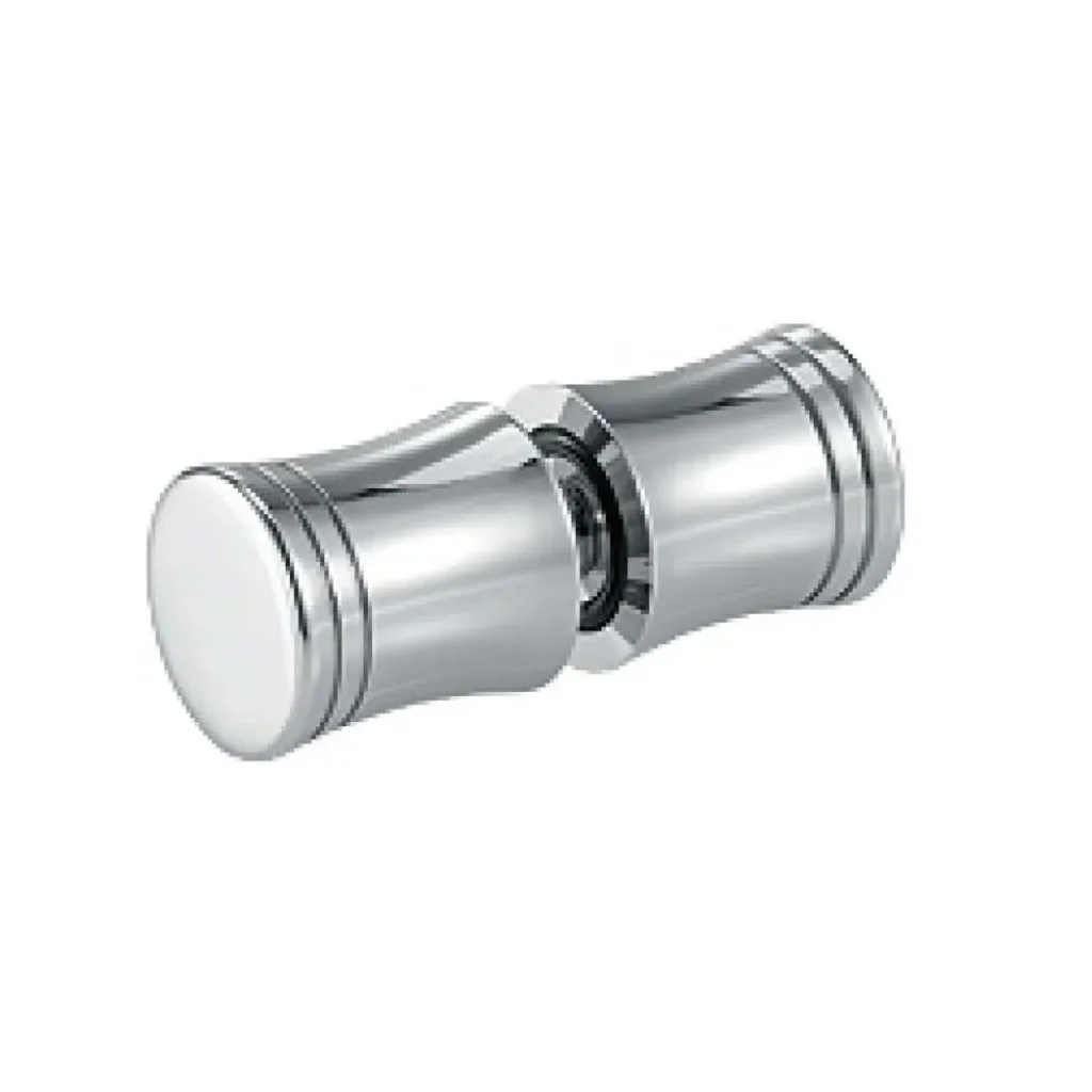 Curved cylindrical shower knob JDK-3421 with narrow center waist