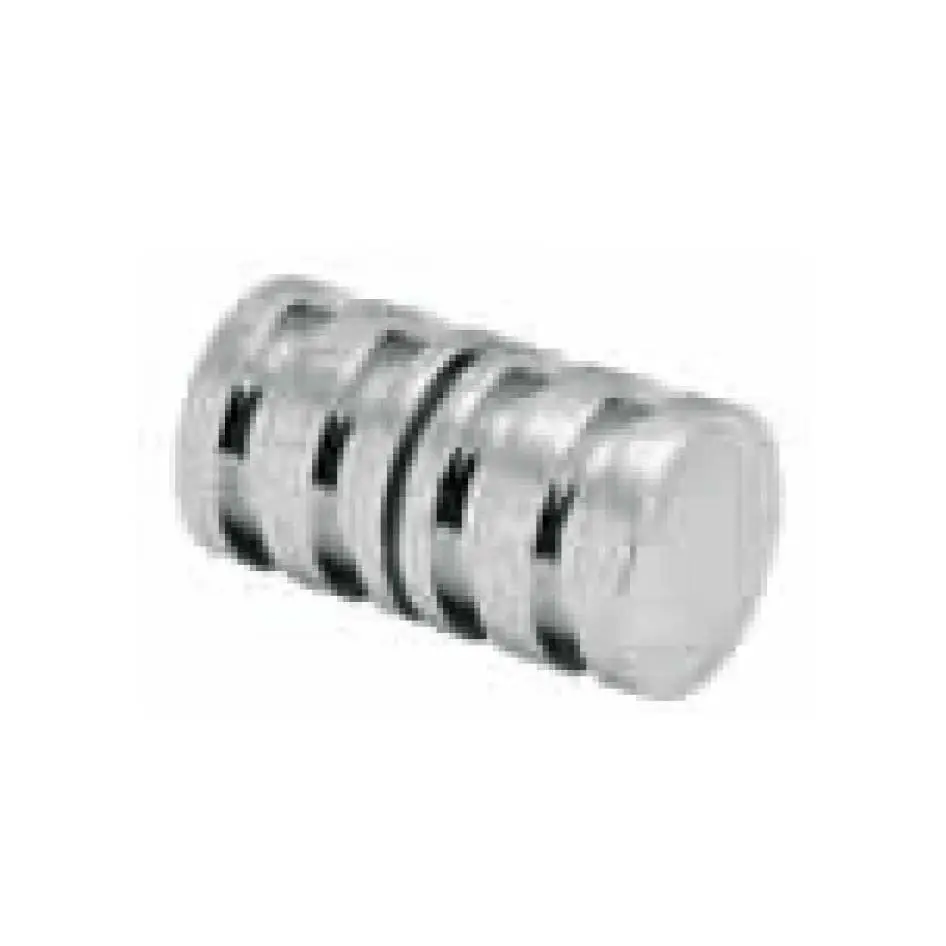 shower glass door cylindrical knob JDK-3440 with grooves