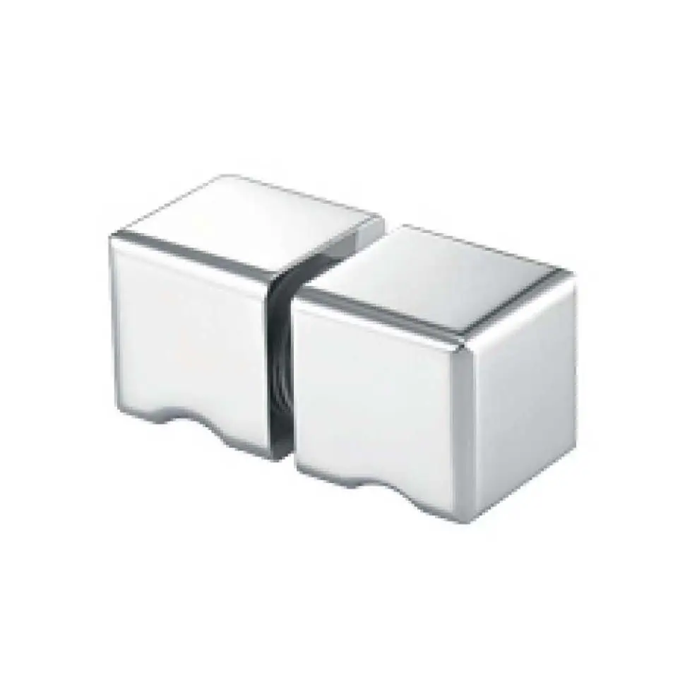 Square shower glass door knob JDK-3460 with a bottom finger hold