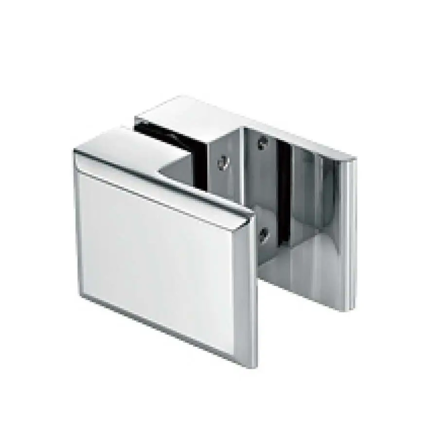 Square shower glass door knob JDK-3471 with beveled edges