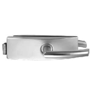 curved frameless mechanical lever lock JPL-4072C with concealed key cylinder