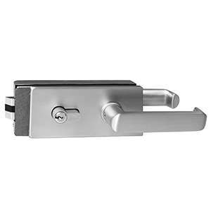 rectangular frameless mechanical lever lock JPL-4074 with a keyhole