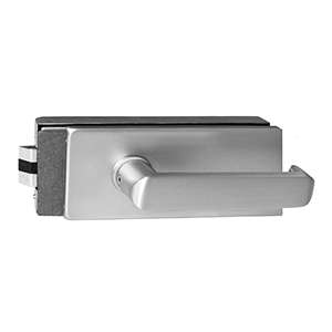 rectangular frameless mechanical lever lock JPL-4074B with a clean panel
