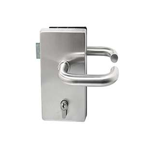 rectangular frameless mechanical lever lock JPL-4076 with U-shaped lever handle