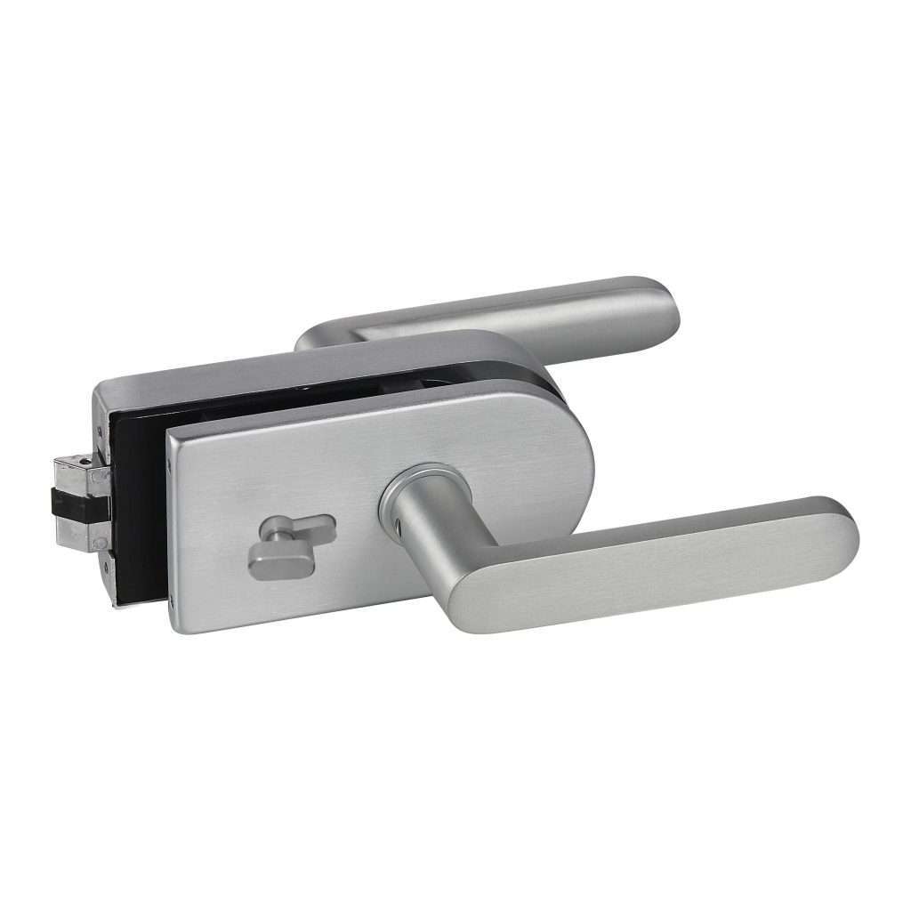 frameless mechanical lever lock JPL-4078D with raised-round key cylinder