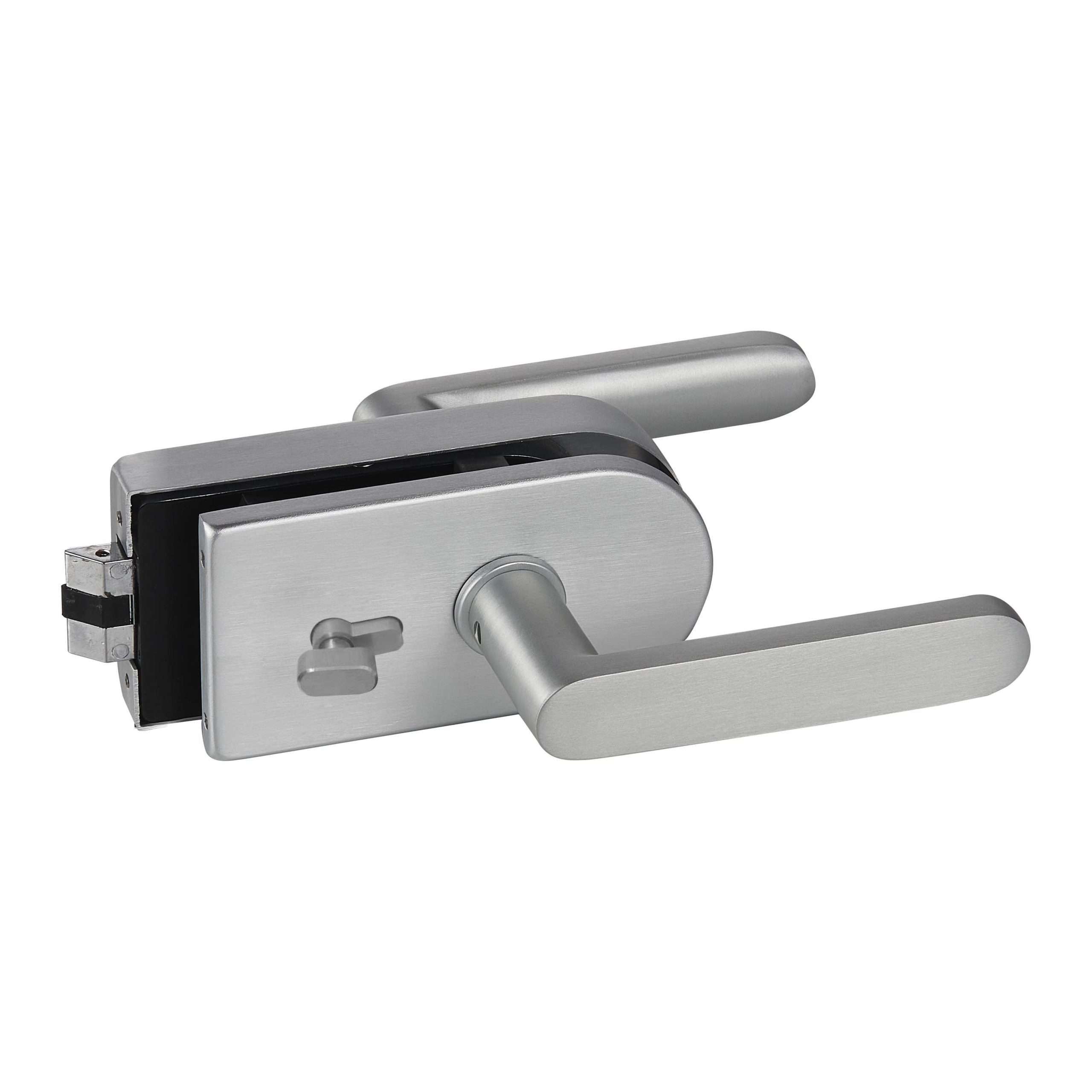 frameless mechanical lever lock JPL-4078D with raised-round key cylinder