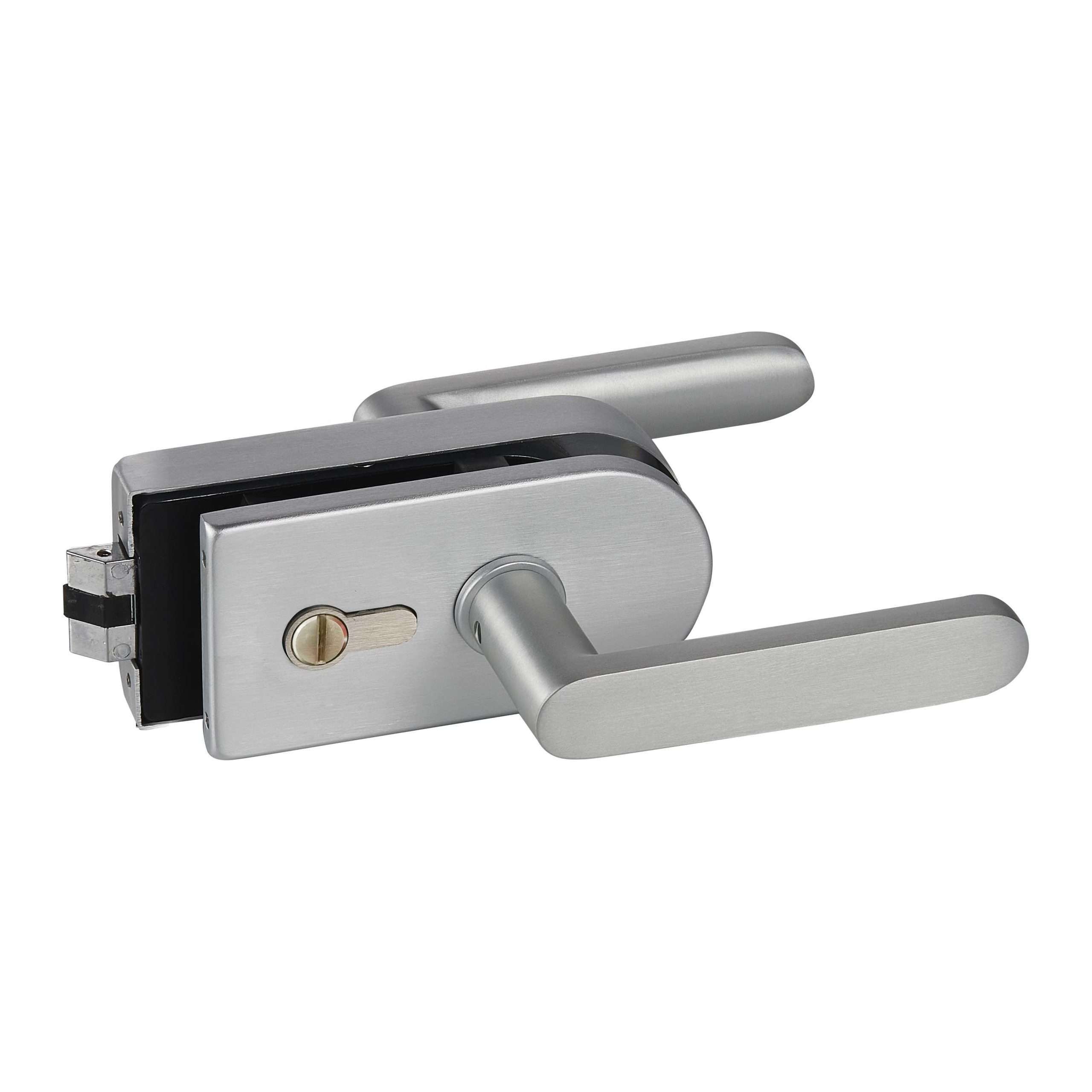 frameless mechanical lever lock JPL-4078E with vertical key cylinder