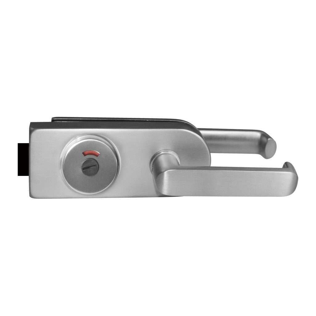 rectangular-half-round shape lever lock MJPL-4071A with a round privacy turn knob