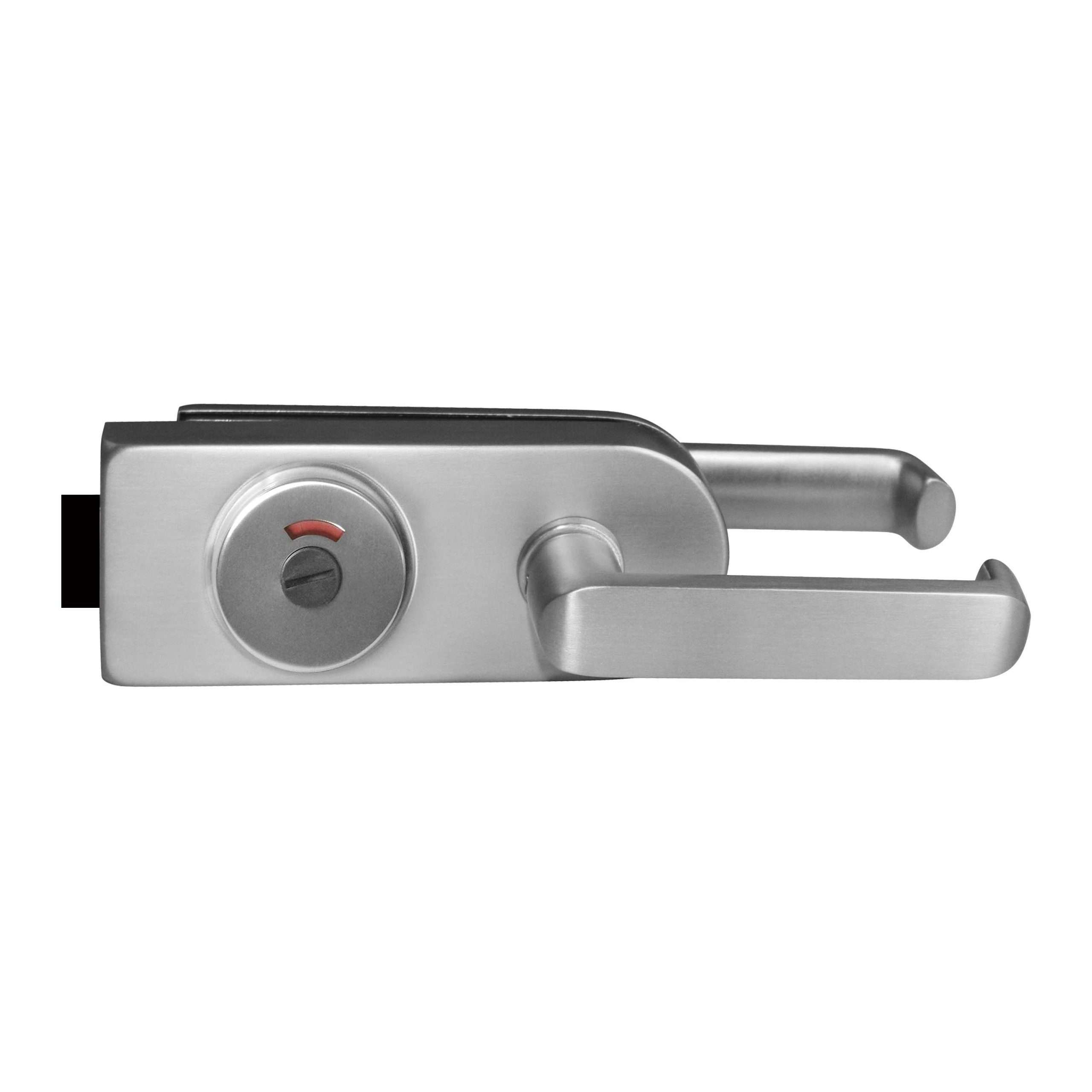 rectangular-half-round shape lever lock MJPL-4071A with a round privacy turn knob