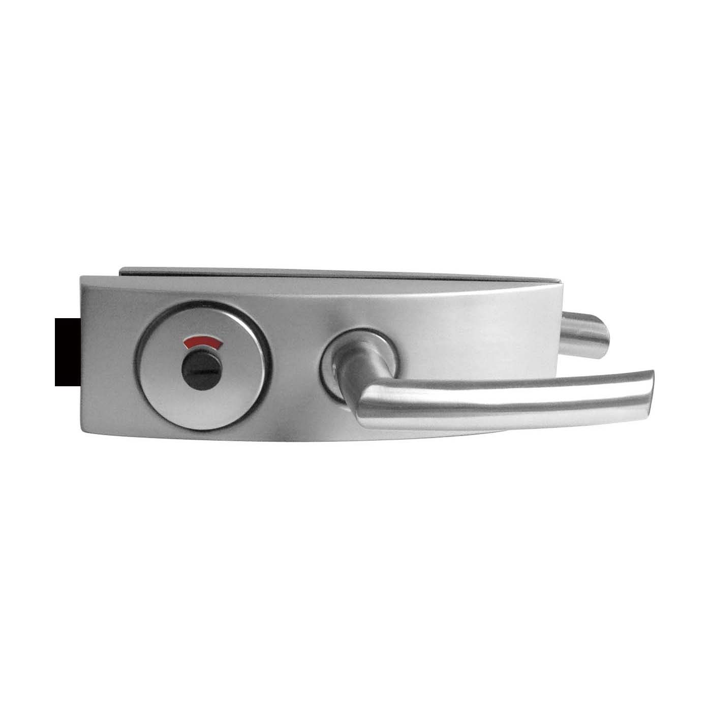 curved design lever lock MJPL-4072A with a round privacy turn knob