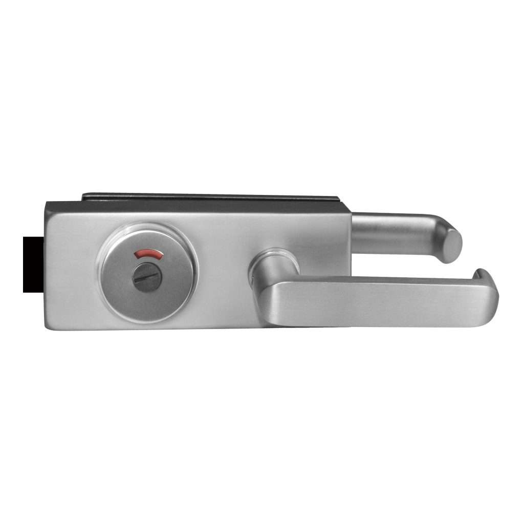 rectangular-shaped lever lock MJPL-4074A with a round privacy turn knob