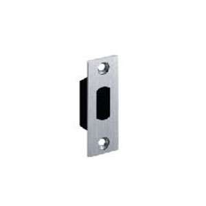 rectangular lock keeper JFD-6613 with slim plate and center latch slot for stacking glass door