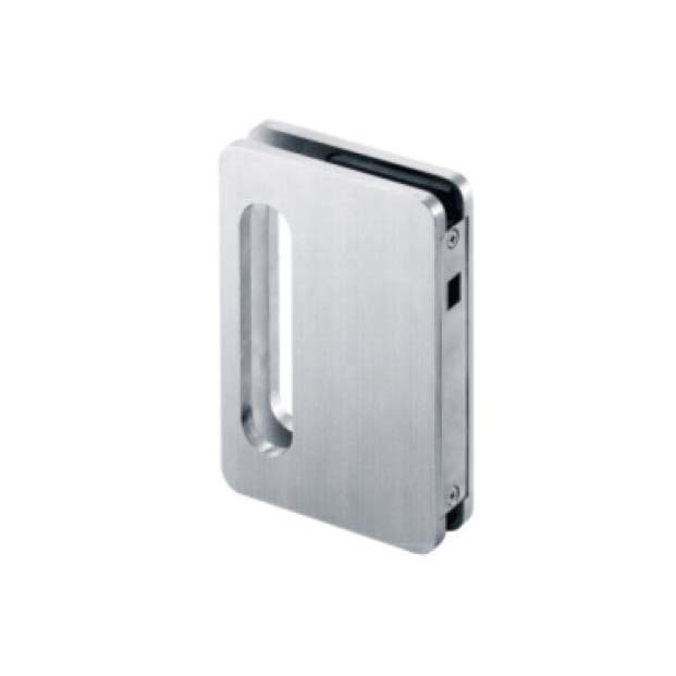 rectangular lock keeper JFD-6614 with vertical latch opening for stacking glass door