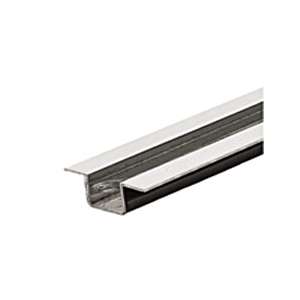 Lower track JFD-6610 with deep U-channel for stacking glass door