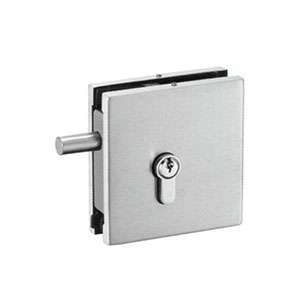 square patch lock JPL-1373A with top latch bolt for patch glass door