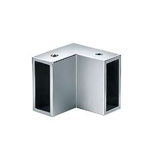rectangular pipe connector JSD-7390A for single sliding glass track