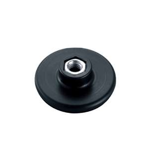 round black fixing clamp JSD-6230 with center mounting hole for hidden sliding glass door