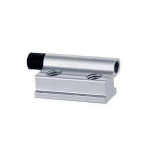 hidden sliding door roller stopper JSD-6220 on rectangular base with two screw holes