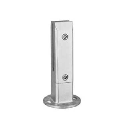 rectangular railing spigot JGS-9110 with two front holes and flat oval base