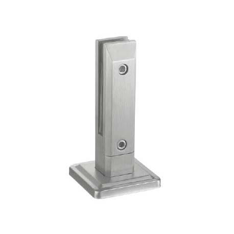 rectangular railing spigot JGS-9111 with two front holes and square base plate