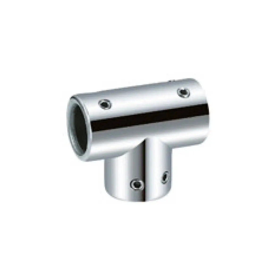shower glass fitting T shape pipe connector JSS-3831