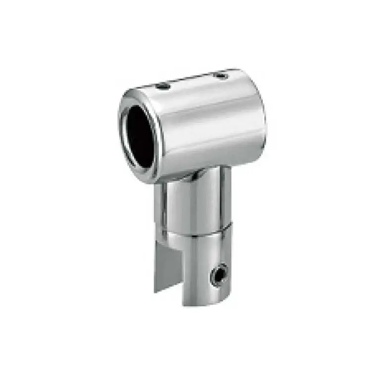 T shape shower connector glass to tube round pipe JSS-3840