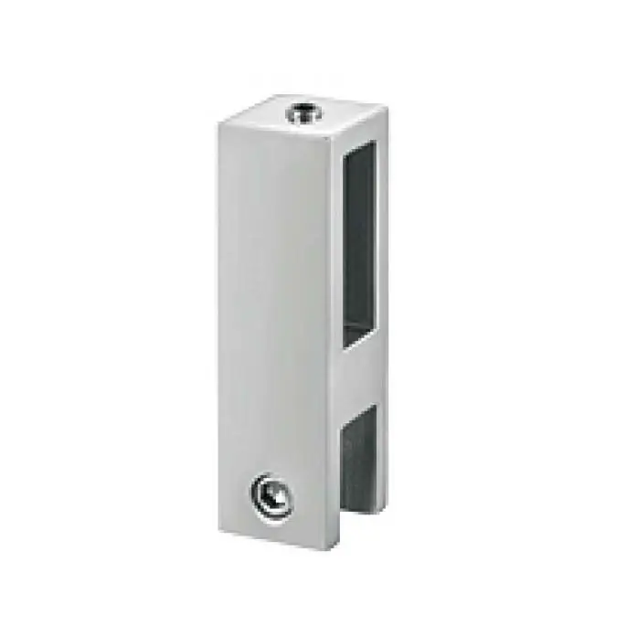 square stabilizer pipe to glass JSS-3873 for shower glass door