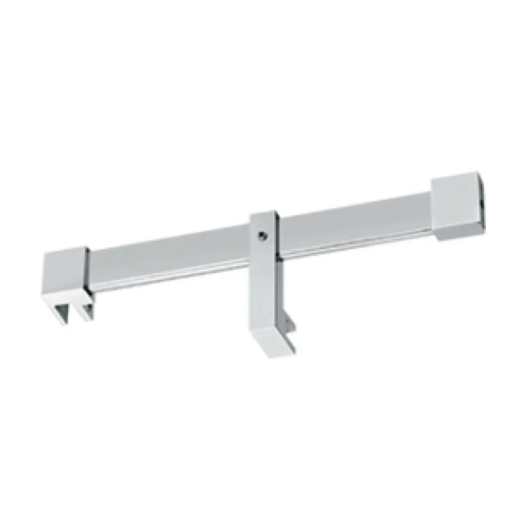 square stay bar with center support bracket JSB-3532 for shower glass door