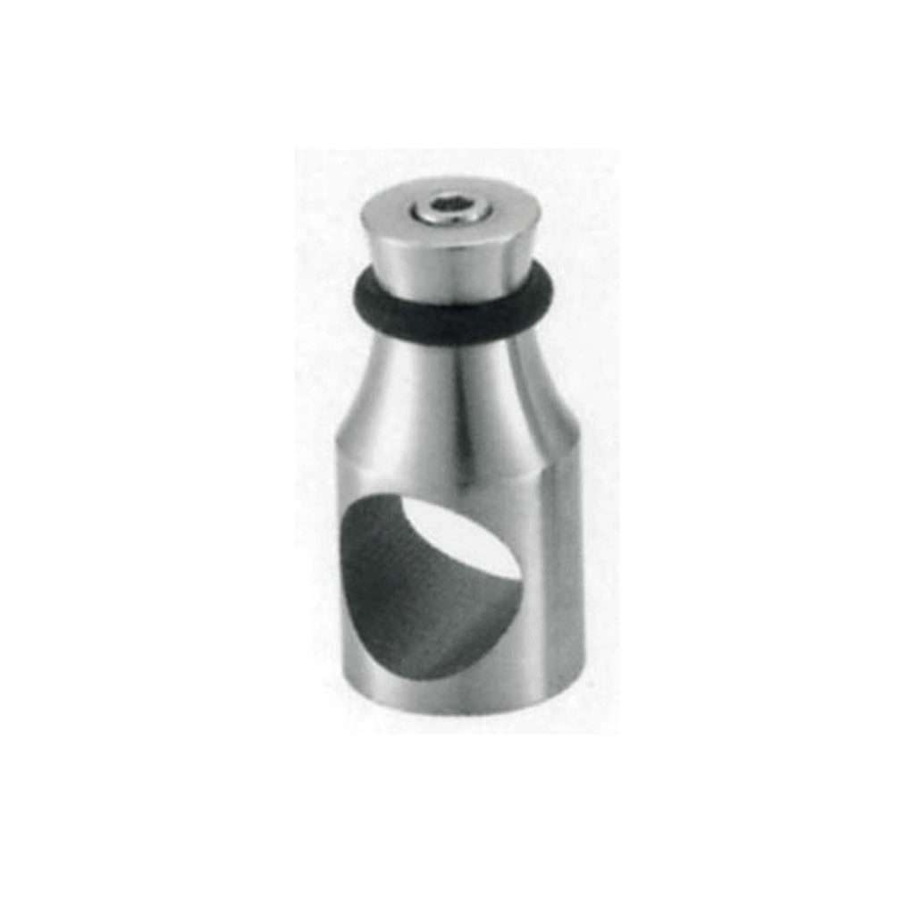 angled stopper JSD-7450 with rubber bumper for single glass door