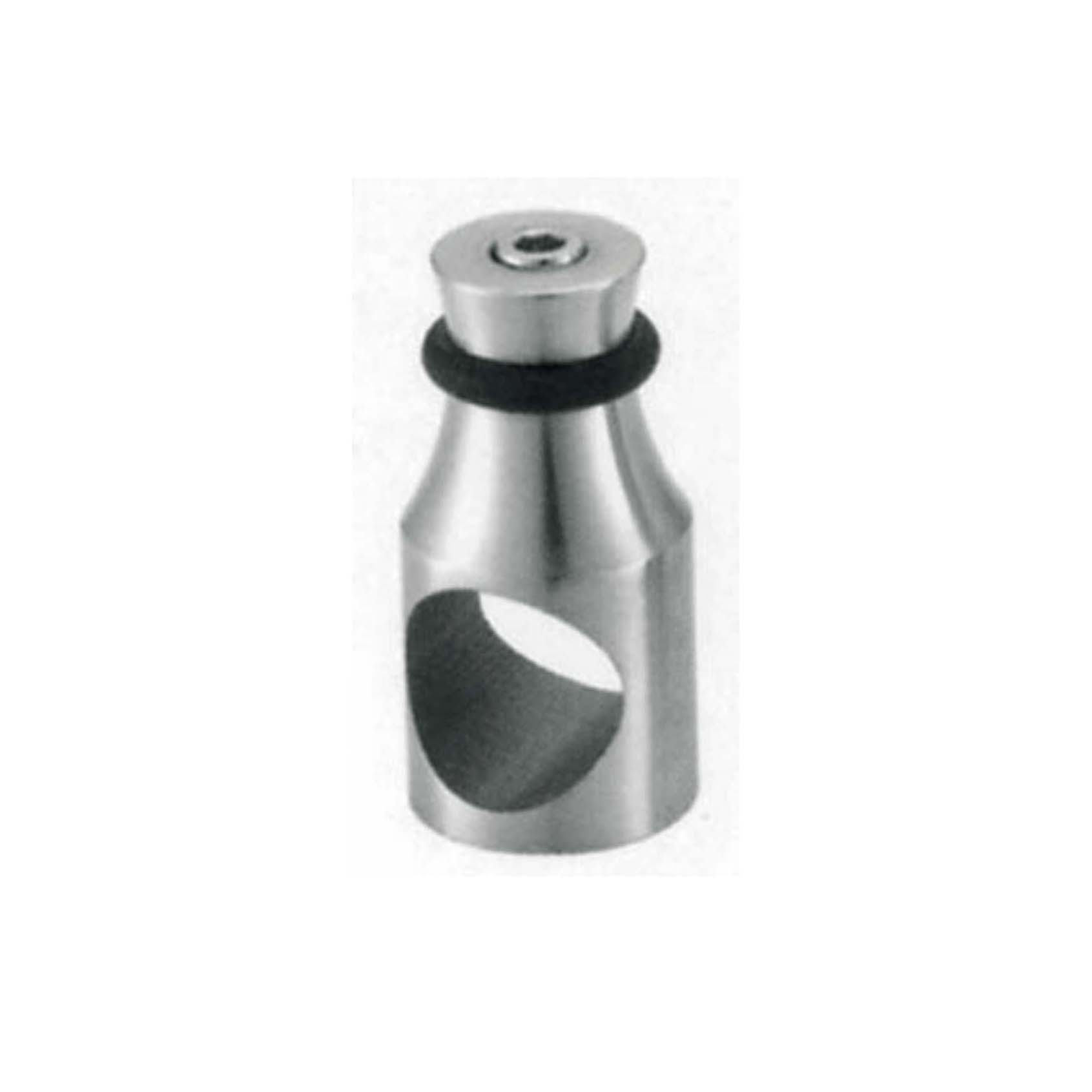 angled stopper JSD-7650 with rubber bumper for single glass door