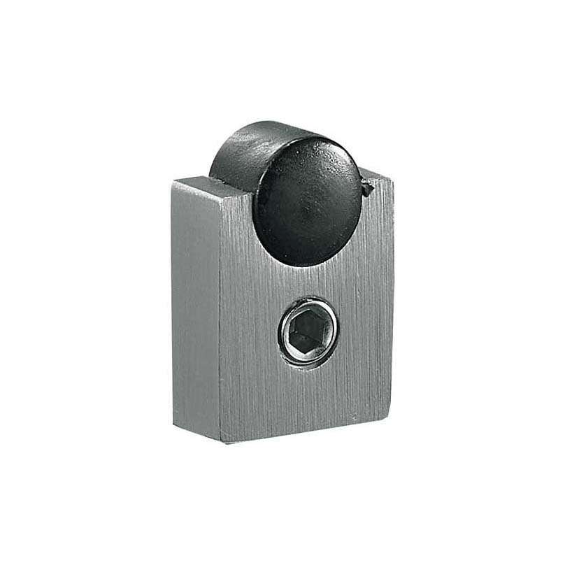 Small block stopper RJSD-7050 with round top cap for revolving sliding glass door