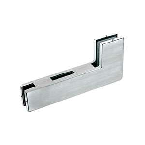 L-shaped strike box JPL-1074 for patch door