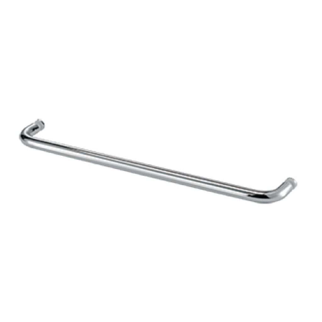 rounded tube towel bar with knob JDH-3380 for shower glass door