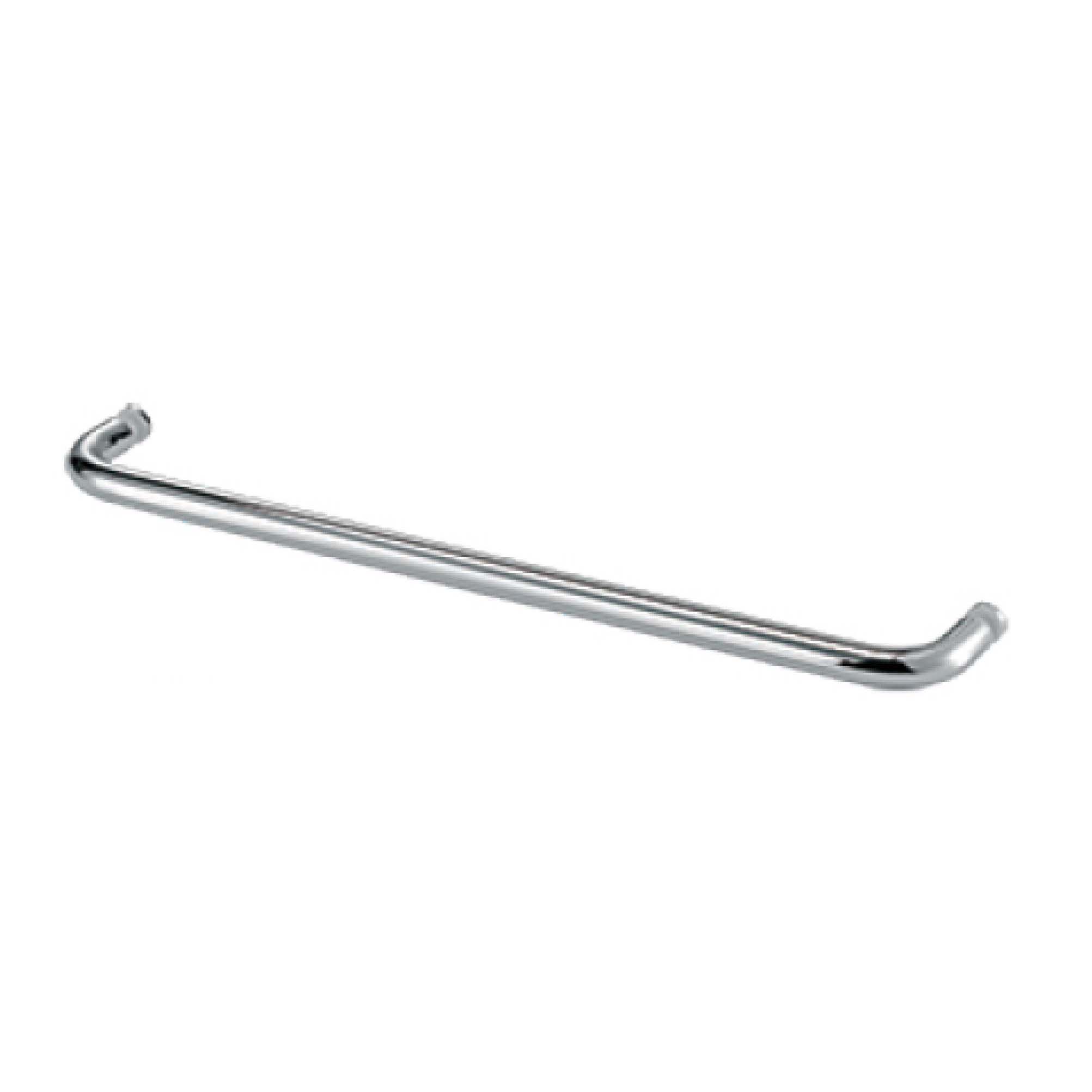 rounded tube towel bar with knob JDH-3380 for shower glass door