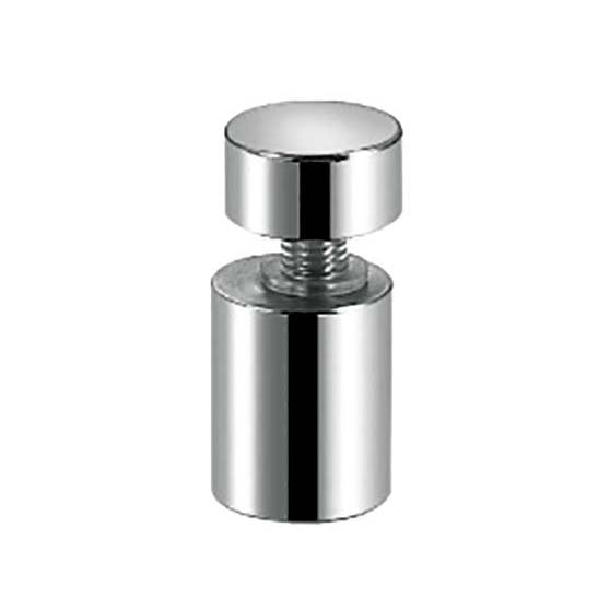 short cylindrical fixing clamp JSD-7330 with flat top for single sliding glass door