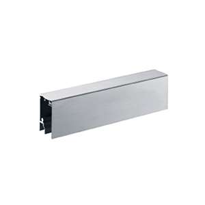 rectangular door track JSD-6370 with smooth surface for hidden sliding glass door system