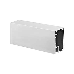 Hidden door track JSD-6461 with deep rectangular profile and inner channels