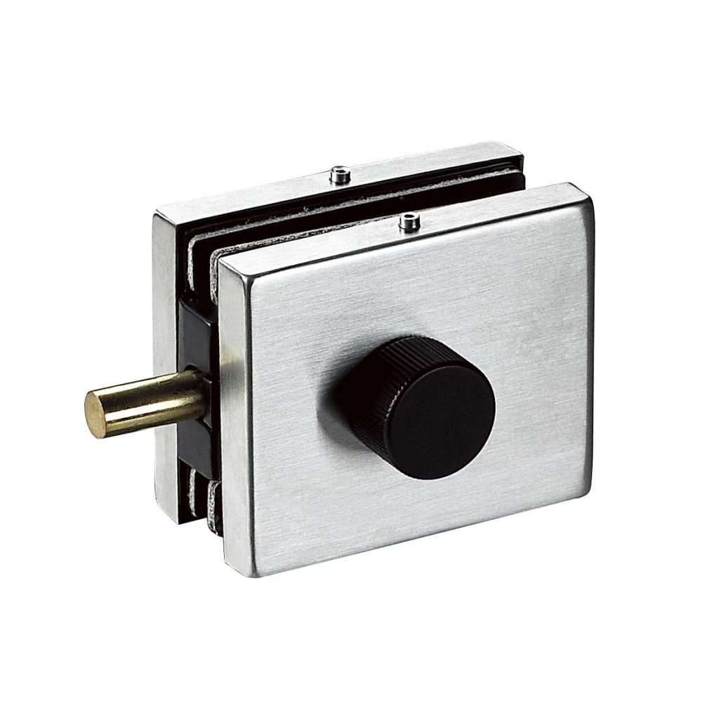 black turn knob lock JPL-1374 for patch glass door